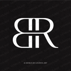 BR Monogram, BR Initials logo | Letter logo design