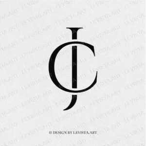 CJ & JC Monogram | Minimalist letter logo design