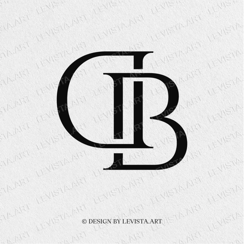 Minimalist DB Monogram & BD Initials Logo | Instant Download