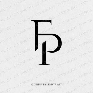 FP Monogram logo, FP Initials design | Letter logo
