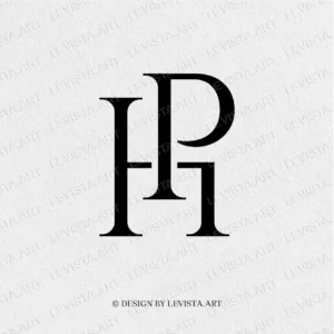 HP & PH Monogram | Minimalist letter logo design