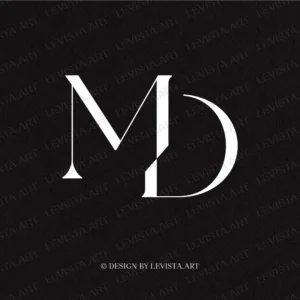 MD Monogram & Initials logo | Letter logo design