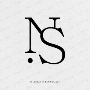 NS Monogram, NS Initials logo | Letter logo design