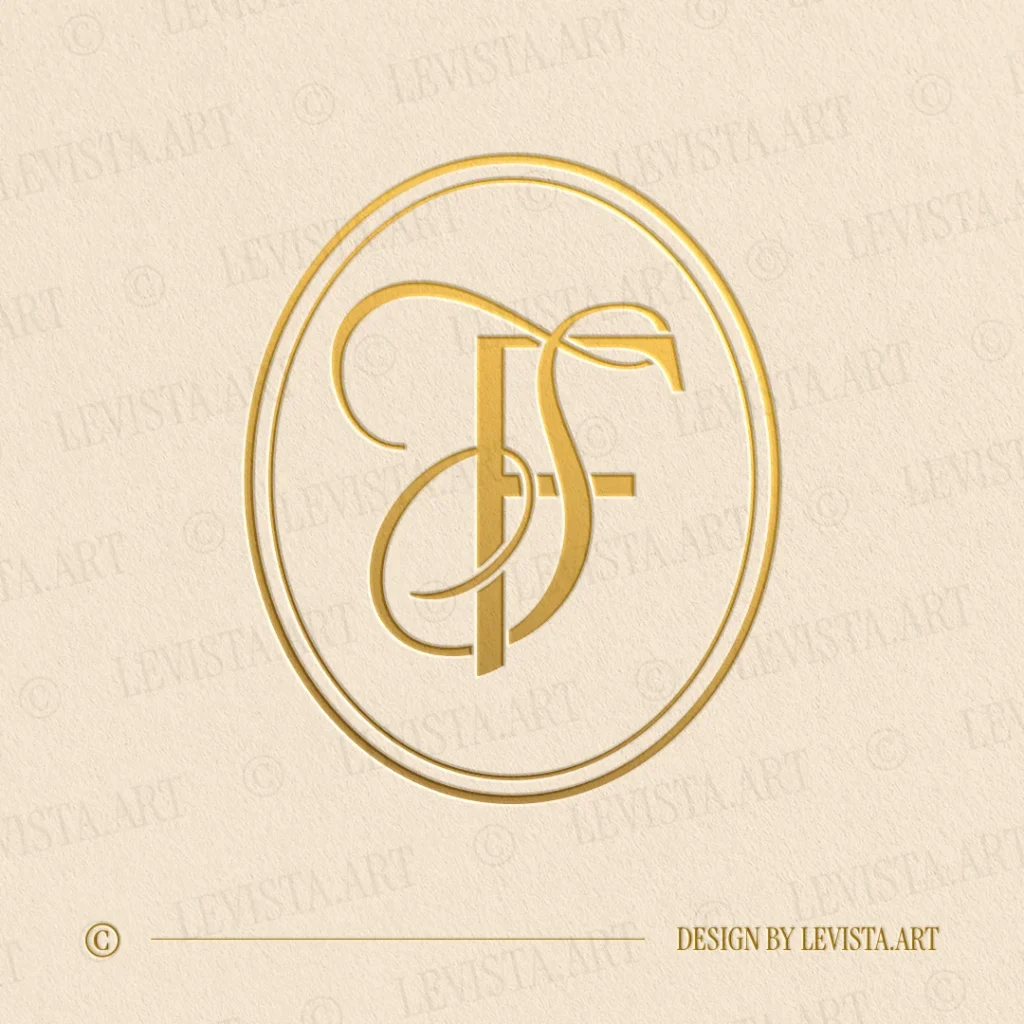 Elegant FS Initials Logo & SF Monogram | Instant Download