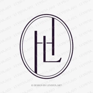 LH Monogram & HL Initials logo | Wedding letter logo