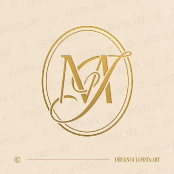 MJ Wedding Monogram & JM Initials logo designed as an elegant letter logo with a balanced and graceful letter structure, suitable for wedding branding, business logos and personal brand identity