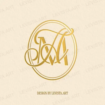 AM & MA Initials logo | Wedding monogram design