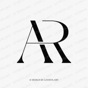 AR Monogram, AR Initials logo | Minimalist letter logo