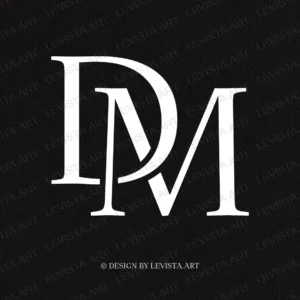 DM Monogram, DM Initials logo | Letter logo design