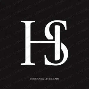 HS Monogram, HS Initials logo | Letter logo design