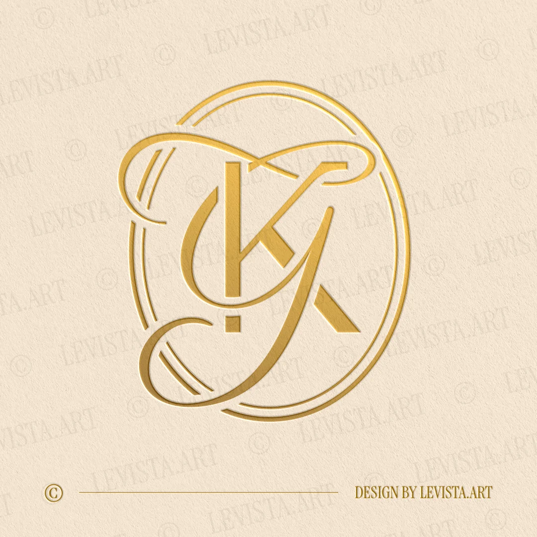 KG Initials logo & GK Letter logo | Wedding Monogram 7 KG Initials logo & GK Letter logo designed as an elegant wedding monogram with a harmonious and well-balanced letter composition, suitable for wedding branding, business logos and personal brand identity