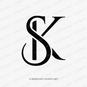 SK Monogram & KS Initials logo | Letter logo design