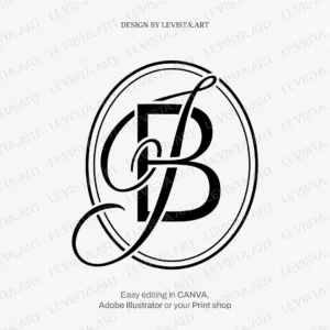 JB Monogram & BJ Initials logo | Wedding letter logo