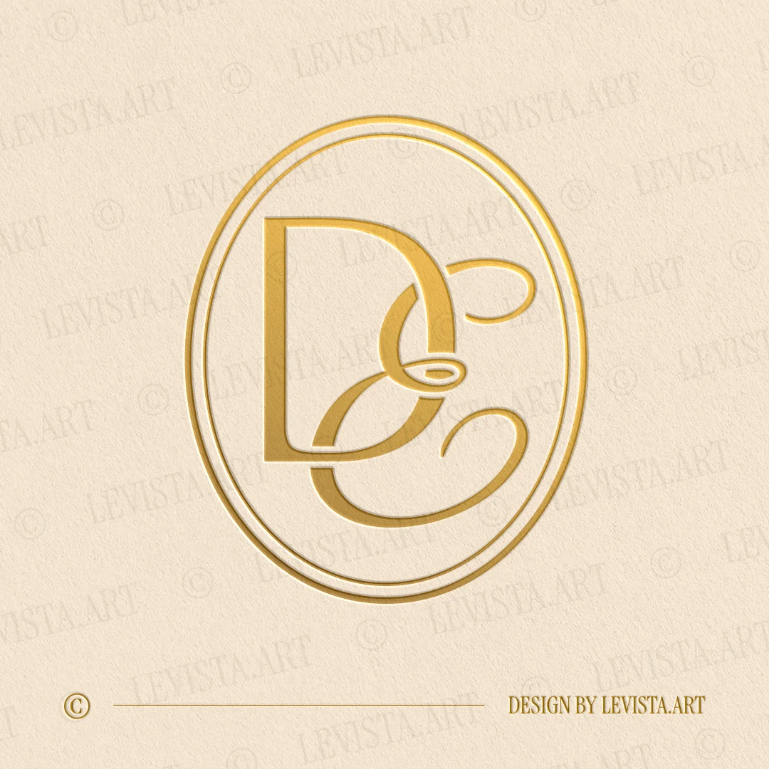 ED & DE Monogram | Wedding letter logo design 9 ED & DE Monogram designed as an elegant wedding letter logo with smooth and balanced letter composition, suitable for wedding branding, business logos and personal brand identity