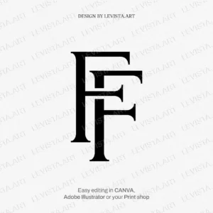 FF Monogram logo | Initials logo design