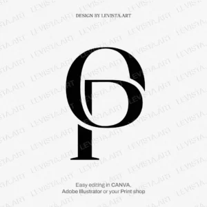 OP Initials logo & PO Monogram | Letter logo design