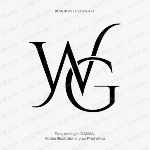 WG Monogram & GW Initials logo | Letter logo design