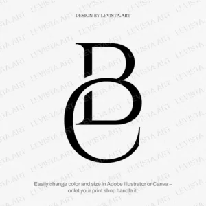 BC & CB Initials logo | Monogram logo design