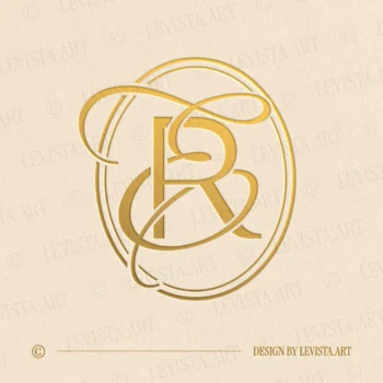 ER & RE Initials logo designed as an elegant wedding monogram with a balanced and harmonious letter composition, suitable for wedding branding, business logos and personal brand identity