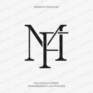 MF Initials logo, MF Monogram | Letter logo design