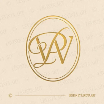 PW Monogram & WP Initials logo designed as an elegant wedding letter logo with a balanced and harmonious letter composition, suitable for wedding branding, business logos and personal brand identity