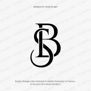 SB Monogram & BS Initials logo | Letter logo design