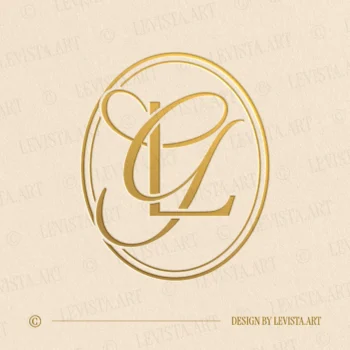 LG Initials logo & GL Monogram designed as an elegant wedding letter logo with a clean and balanced letter composition, suitable for wedding branding, business logos and personal brand identity