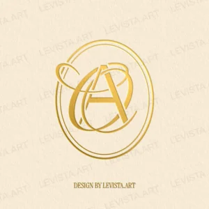 OA Letter logo & AO Initials logo | Wedding Monogram