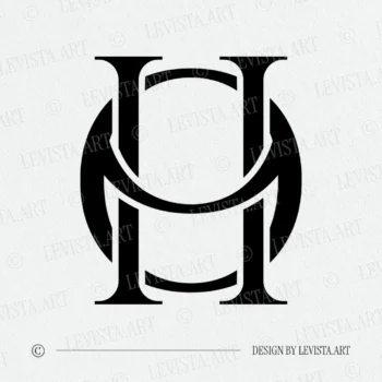 HO & OH letter logo on white background – clean and versatile design for modern branding and corporate stationery
