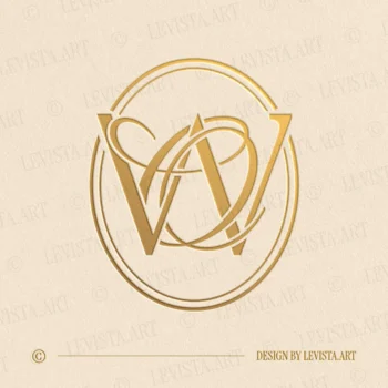 WO & OW Monogram designed as an elegant initials logo with a harmonious and balanced letter composition, suitable for wedding branding, business logos and personal brand identity