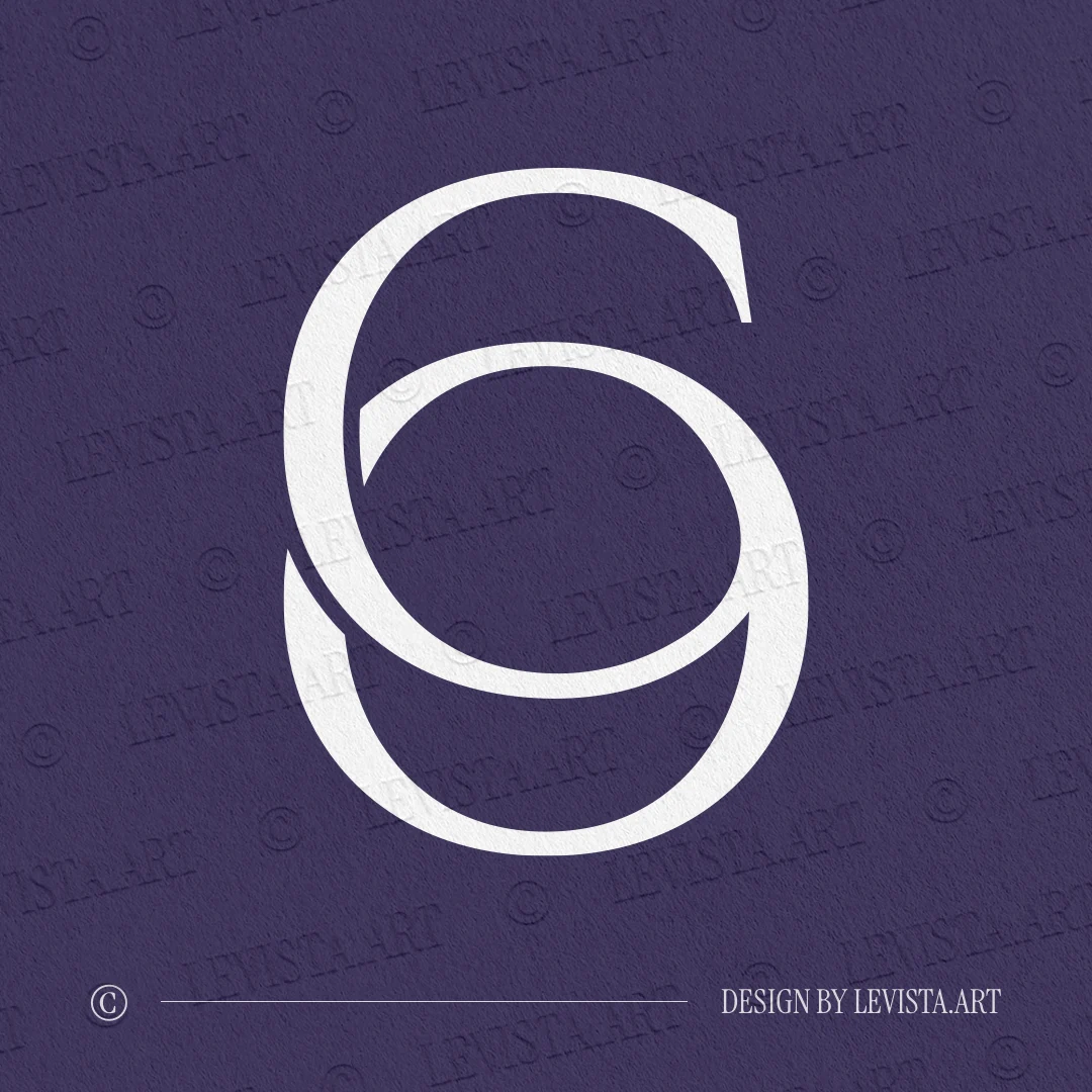 CO & OC Monogram | Minimalist Letter Logo design 2 CO & OC monogram logo displayed in white on a soft luxury-tone background – stylish initials logo designed for business stationery, premium branding, and personal brand materials.