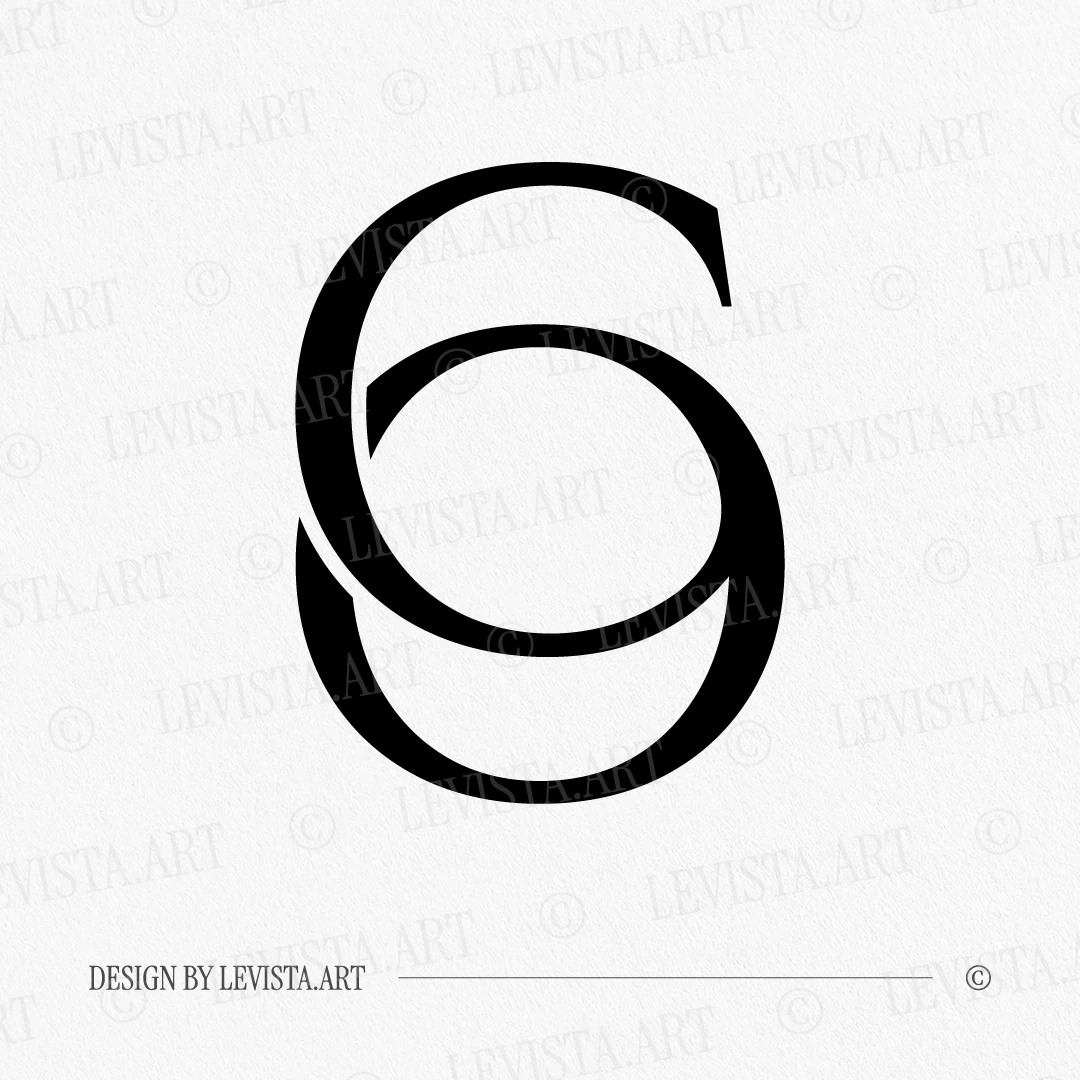 CO & OC monogram on a light neutral background – minimalist letter logo with clean initials, designed for professional branding and modern personal identity use.
