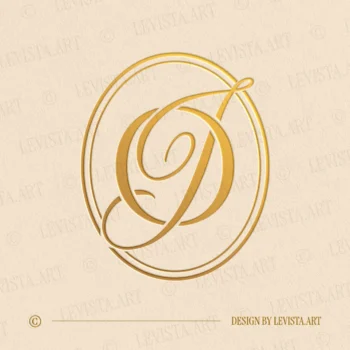 OJ Monogram, JO letter logo in gold on textured background – elegant wedding logo design for luxury invitations and refined branding