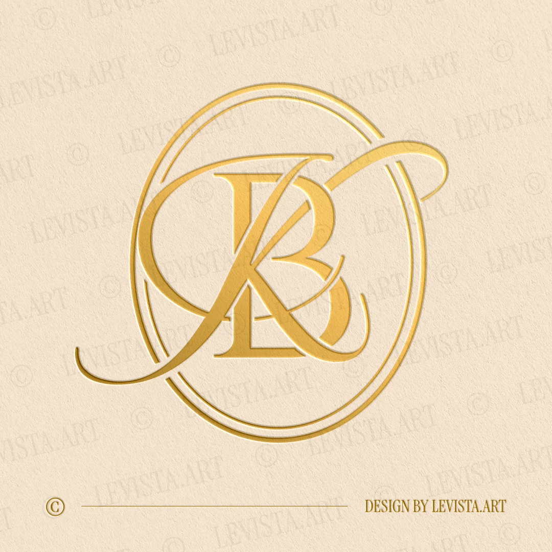BK Letter logo, KB Initials logo | Wedding Monogram 21 BK Letter logo & KB Initials logo wedding monogram design and wedding letter logo, elegant wedding initials logo for invitations and stationery