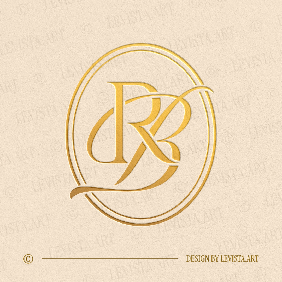 RB & BR Monogram | Wedding letter logo design