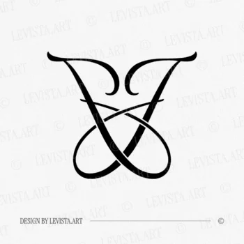 Black JJ letter logo as minimalist design on a white background for sophisticated wedding stationery and personal branding