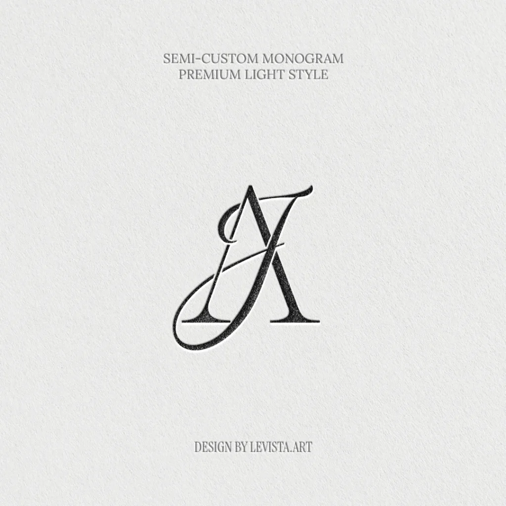 Monogram Lmm Semi-Custom Monogram | Premium Light Style • Levista