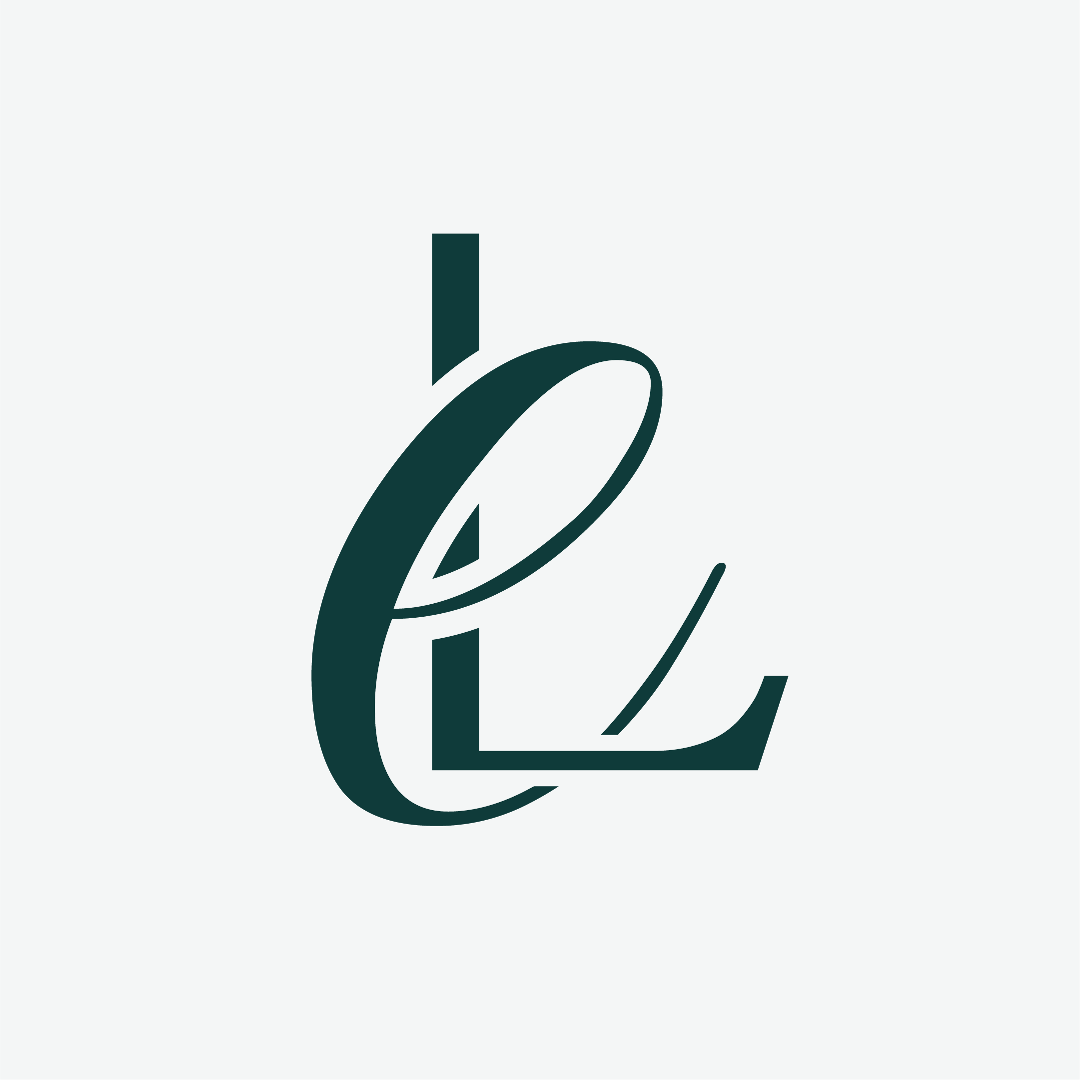 Monogram logo for levista.art studio