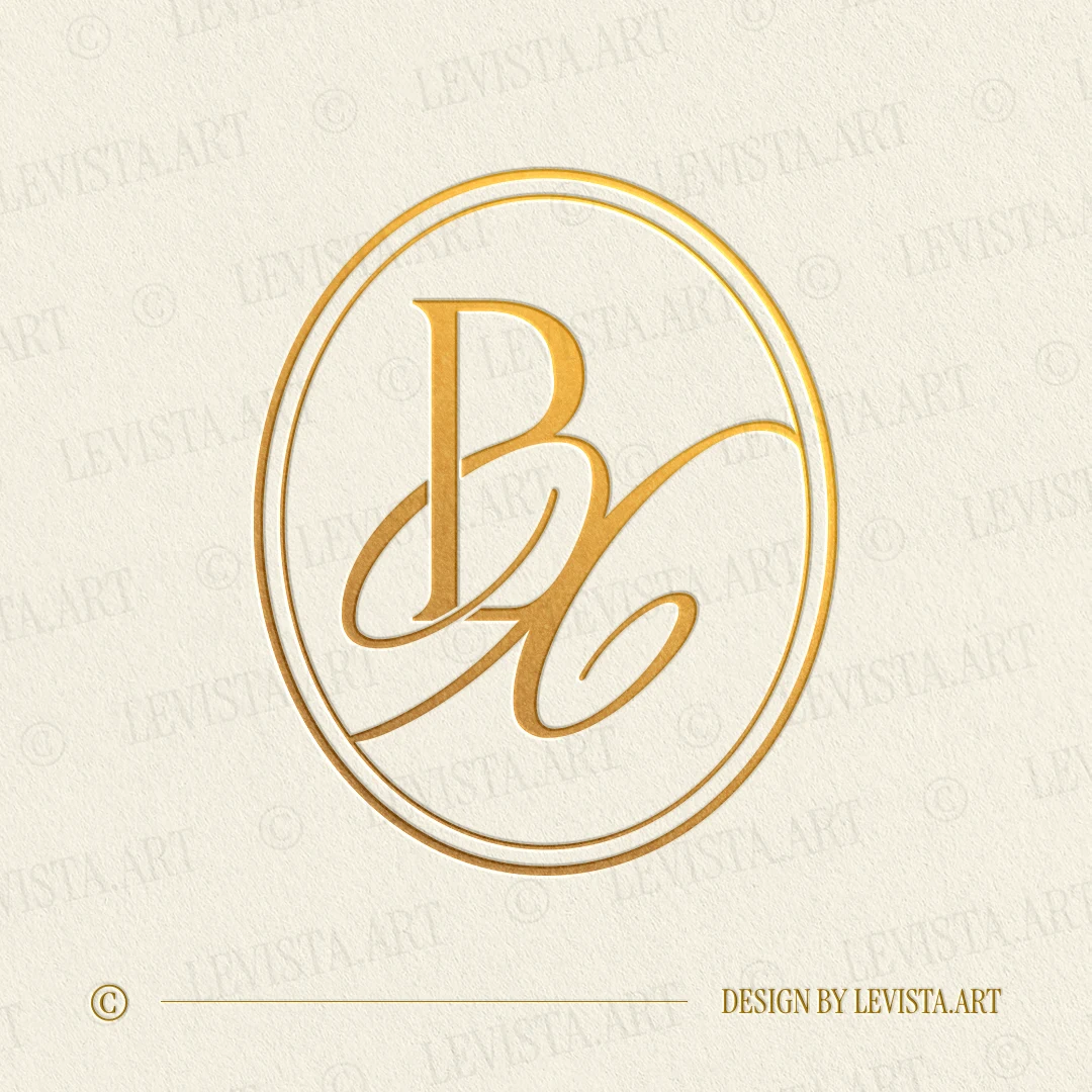 Gold BX monogram as elegant interlocking letter logo design for luxury wedding stationery, wax seals, foil stamping, embossing and branding