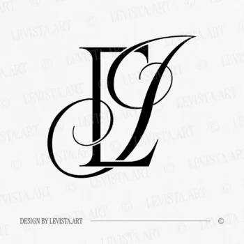 EI & IE Monogram | Elegant letter logo design Black EI and IE wedding logo with interlocking letters on white background for refined stationery, embossing & foil stamping