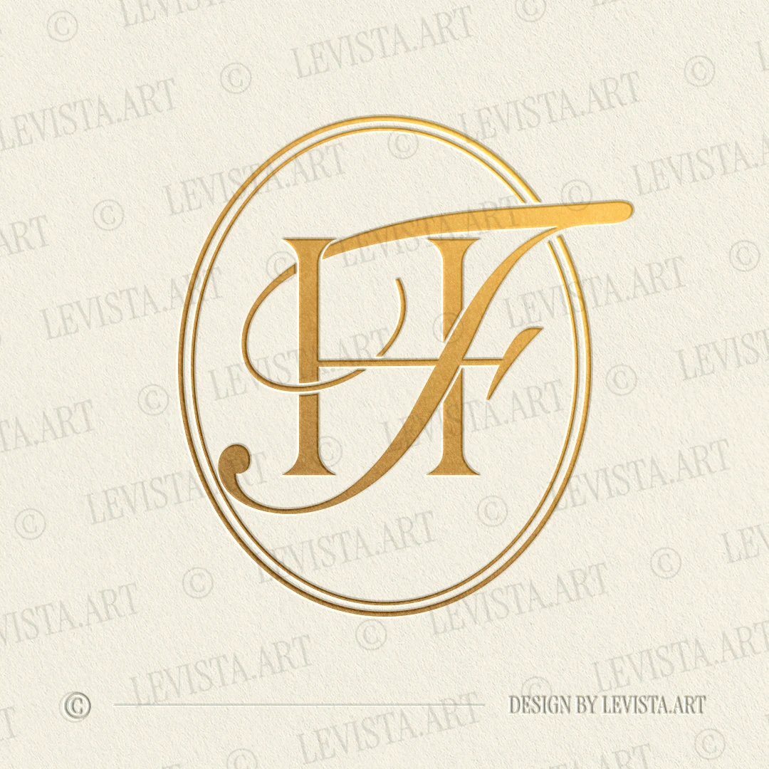 HF & FH Monogram logo | Elegant lettermark design